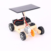 Creative DIY solar car technology small production electric car model Primary and secondary school science experiment small invention material