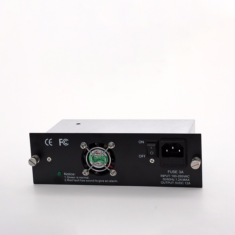 Fiber transceiver rack Applicable power supply 14 trough 16 trough rack Universal transceiver rack power