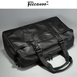 Мужская вместительная и большая кожаная портативная сумка для путешествий для отдыха, в корейском стиле