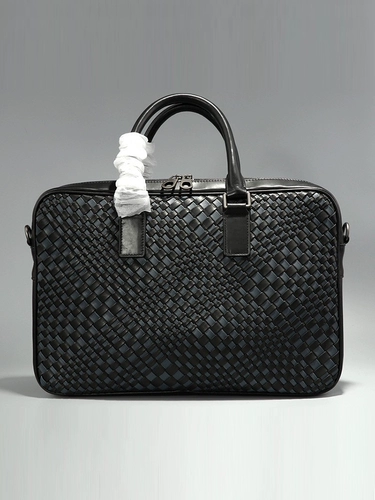 Мужская плетеная сумка на одно плечо, из натуральной кожи