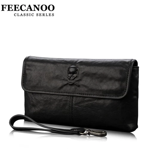 Сумка с петлей на руку, мужская кожаная маленькая сумка клатч для отдыха, новая коллекция, из натуральной кожи