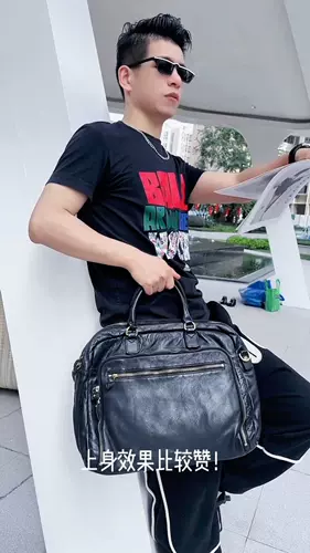 Барсетка, сумка для отдыха, кожаный рюкзак, в американском стиле