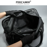 Мужская вместительная и большая сумка для путешествий, сумка через плечо для отдыха, из натуральной кожи