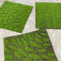 Simulation of soft moss Moss flocking lawn one square meter turf green wall landscaping bottoming landscape decoration