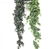 New emulated green planting vine Eye brow Eyebrow Leaf Hanging Vine Plant Wall Accessories Piping roof Engineering Landscaping Decorative plants