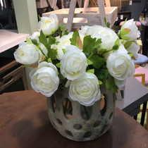 Lu Lianhua simulation flower fake flower decoration flower art peony foreign peony living room decoration flower arrangement decoration