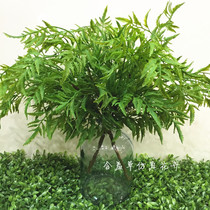 Simulation Sea Golden Sand Tropical Fern plant Scatter Tail Fern Leaves to Beam Plant Wall Decoration Engineering Ingredients Home Fern Grass