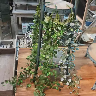 Simulation green plants mini soft Vine series decoration Ivy Eucalyptus Eucalyptus Vine wedding with hanging plants