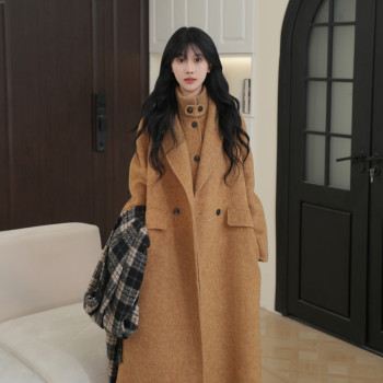 Korean style loose casual new style wool coat