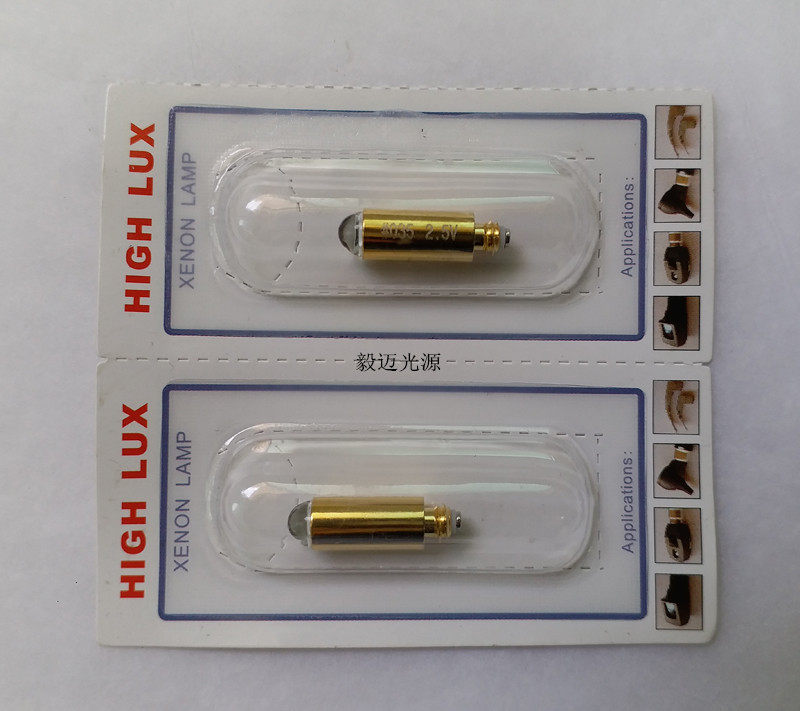 X-01 for HEINE fiber optic mirror 88 035XHL #035 2 5v Snake brand HEINE bulb F O SP