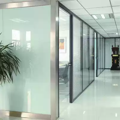 Shopping mall glass partition glass door Office partition various custom tempered glass professional package installation