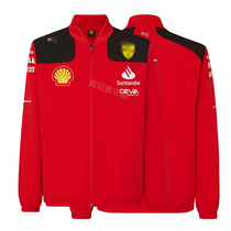 F1 Racing Suit Peripheral 2023 New Wofa Racing Team Autumn and Winter Long Sleeve Red Stand Collar Soft Shell Jacket for Men
