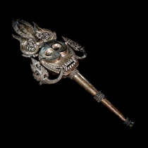 Naxis corpse-picking Dholin Qing Dynasty Tibetan Buddhist antique collection of dharma instruments