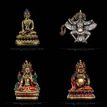 Copper Sakyamuni Buddha Dapeng Golden Winged Bird Hanging White Mother Yellow Wealth God Resin Buddha Statue