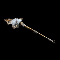 Naxis corpse-picking Torin Scepter Tibetan Buddhist Antique legal instrument Gilt-bronze crystal carving