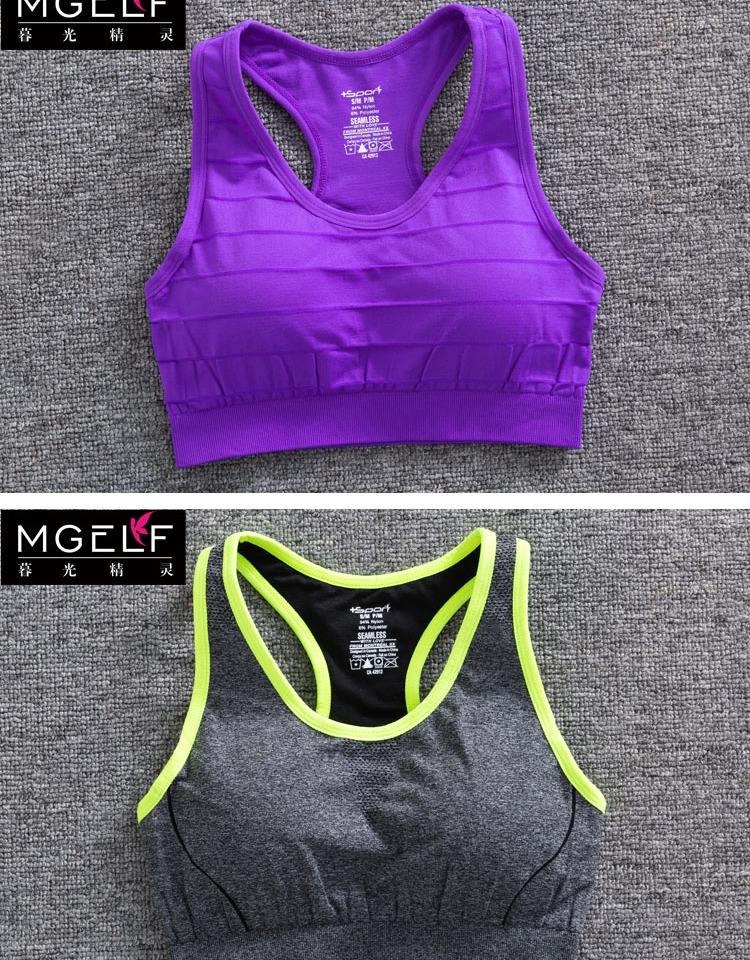 Twilight Elf Áo ngực thể thao cường độ cao Thể dục chuyên nghiệp của phụ nữ Yoga chạy bộ đồ lót chống sốc quần áo tập thể dục