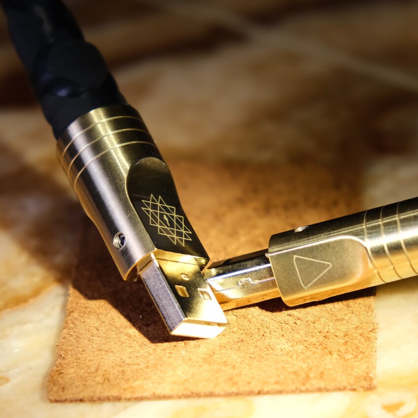Cow Brother Polished HIFI Fever USB Line 2022 Edition Gold U