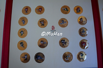 2008 Beijing Olympic Games Mascot Fuwa Sports Commemorative Medals 38 pieces (outer box defective