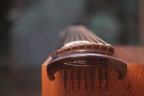 (Yuanying) Fuxi style) dark maroon) collection level Guqin) transparent mood