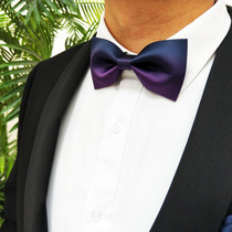 Hyde Park Original Gradient Tibetan Blue Purple Gradient Wedding Groom Best Man Fashion Men's Bow Tie