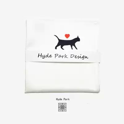 Hyde Park original wedding host of the annual meeting Black White Cat Peach heart towel square scarf pocket towel