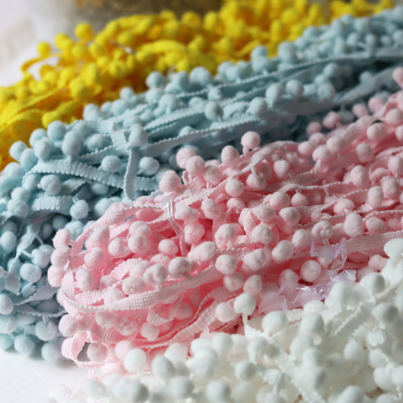 25 m ball lace lace lace lace hand - made diy decorative material clothing dress decorated white lace flow Su accessory