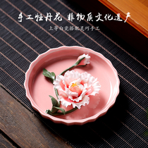 Hand Works Ceramic Flowers Tea Spotting Pieces Intangible Cultural Heritage Creative Aromas of Tea Tea Teatable Tea Table Decorations