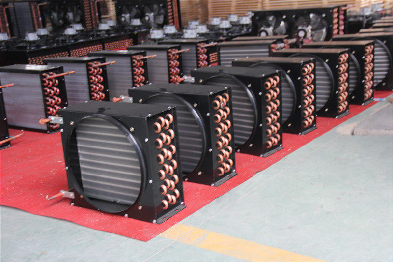 Finned type air-cooled condenser fan evaporator FNH type radiator motor vertical heat exchanger cold storage fan