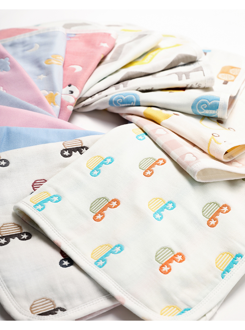 Cotton Một em bé gối siêu mềm thấm mồ hôi nhỏ mẫu giáo bé hoạt hình bông gạc vỏ gối nằm