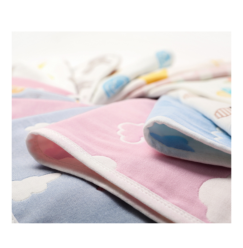 Cotton Một em bé gối siêu mềm thấm mồ hôi nhỏ mẫu giáo bé hoạt hình bông gạc vỏ gối nằm
