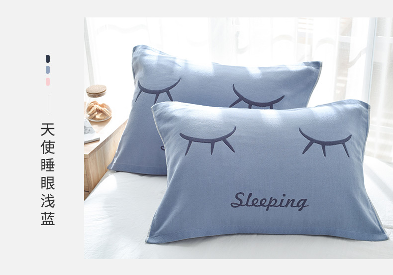 Khăn gối cotton cao cấp của cặp gối dành cho người lớn theo phong cách châu Âu khăn trải gối