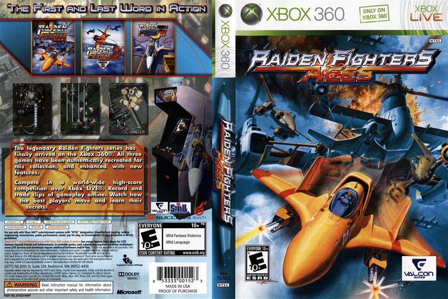 即決! 雷電 RAIDEN FIGHTERS ACES ライデンファイターズ 即決! 雷電 RAIDEN FIGHTERS ACES ライデンファイターズ
