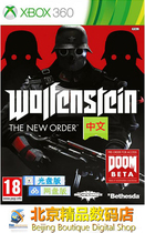 XBOX 360 Game CD-ROM Return to German Headquarters:New Order Simplified Chinese version