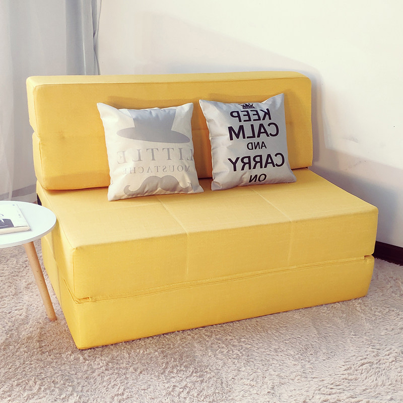 Pleadable Lazy Man Sofa Bed tatami Hard mattress Single double Living room Bedroom Book room Small family Type of province Space