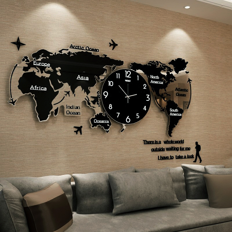 Personality Clock Simple Modern Wall Living Room Creative Personality Clock Simple Modern Wall Living Room Creative Clocks Home Decoration Charts Nordic Quartz Atmosphere
