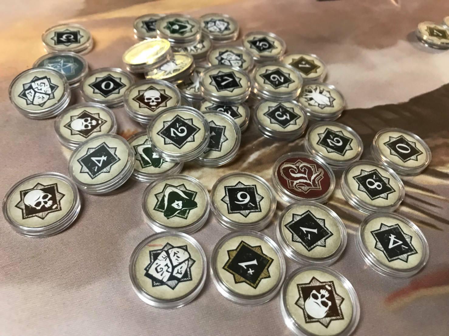 (Endless chess) genuine board game Weird Town Strange Talk Card Token Protective Cover, Chaotic Cloth Bag