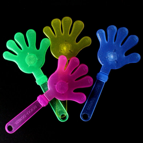 Large luminous hand clap Concert cheering props Fluorescent stick Cheerleader clap Palm clap Party palm clap