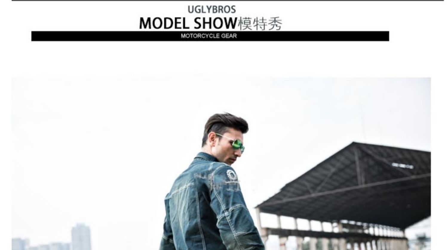 Uglybros đi xe máy quần quần đua bốn mùa phá vỡ vành đai bảo vệ quần áo xe máy Harley quần jean nam và nữ - Xe máy Rider thiết bị trợ lực đầu gối