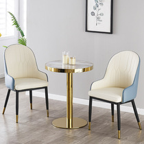 Nordic Negotiating Table Light Extravaganza Small Table Terrace Table Balcony Guests Table Small Tea Table Reception Round Table Casual Coffee Table