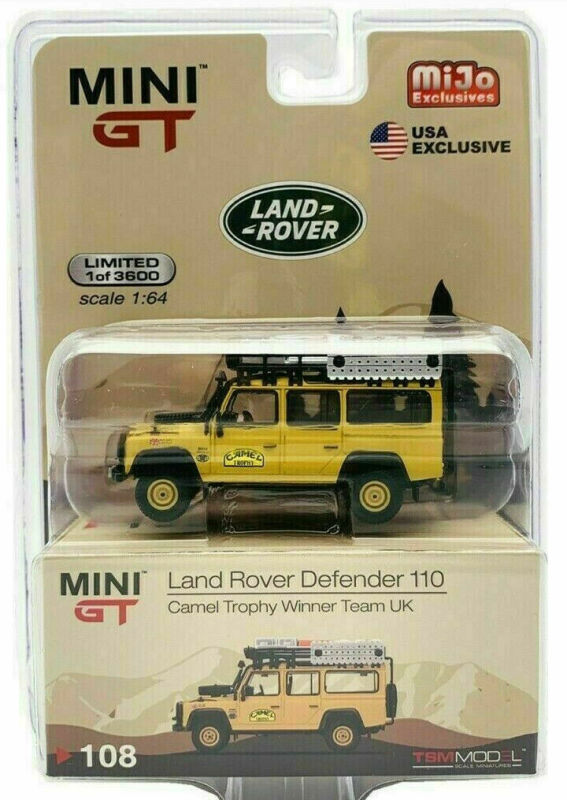 Mini Gt Tsm Us Version Mijo Card Holder Protective Case Land Rover Defender 110 Camel 108 2020 K1278 Mini Gt Tsm Us Version Mijo Card Holder Protective Case Land Rover Defender 110 Camel 108 2020 K1278
