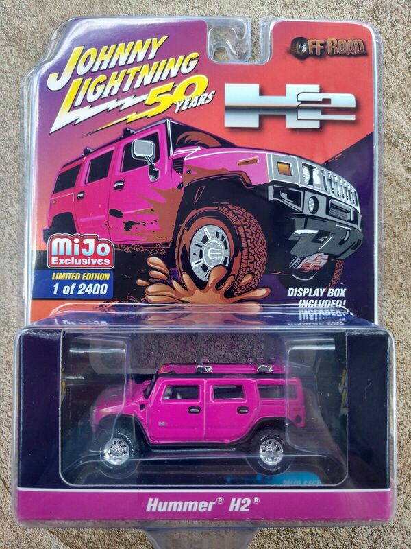 Johnny Lighting Hummer H2 Pink American Version 2019K1131