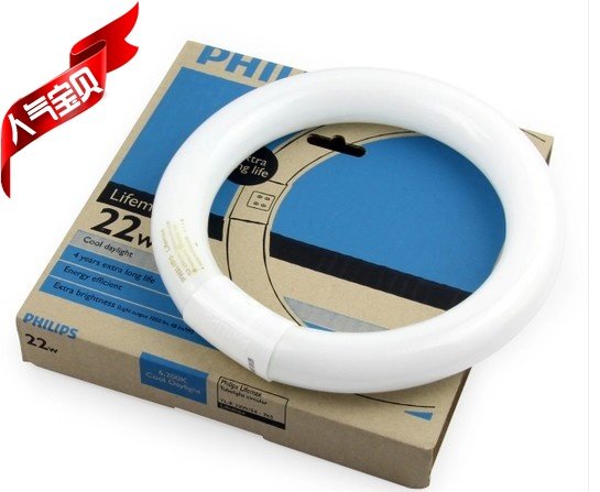 Philips T8 22W ring fluorescent light tube tricolour PHILIP microscope magnifier lamp with white light promotion