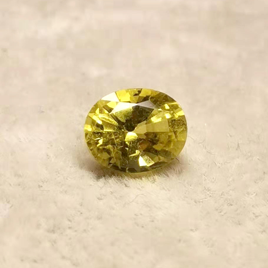 Original color - gold - green gem of Sri Lanka Alexander stone stone - changed stone - based customization