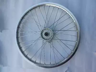 Jinan light riding Tibetan mastiff War Mastiff QM200GY front wheel hub assembly wheel rim rim (aluminum alloy wheel)