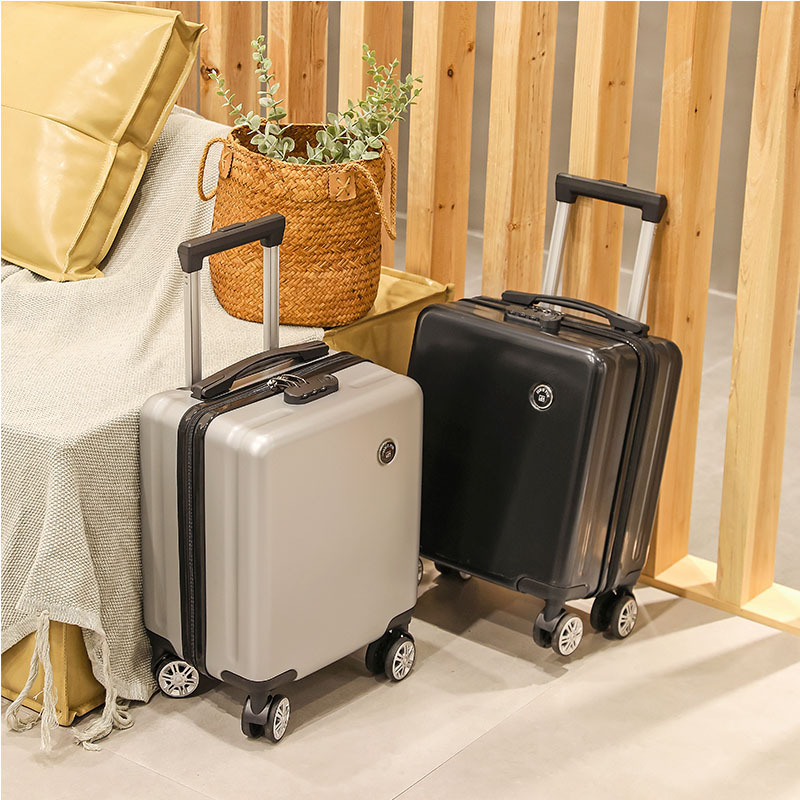 14inch Small Trolley Suitcase for Short Trips, 16inch Luggage Suitcase, Carry-On Suitcase, Password Lock Suitcase, Sturdy and Durable Suitcase