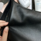 Минималистичная универсальная сумка на одно плечо, сумка через плечо, из натуральной кожи