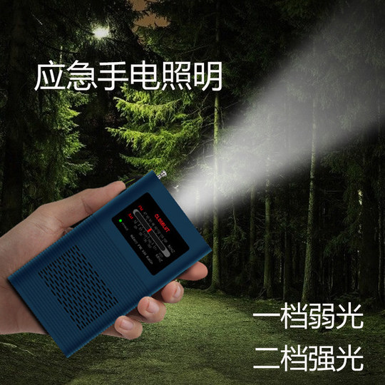 New mini radio pocket two-band new portable charging small FM broadcast semiconductor for the elderly
