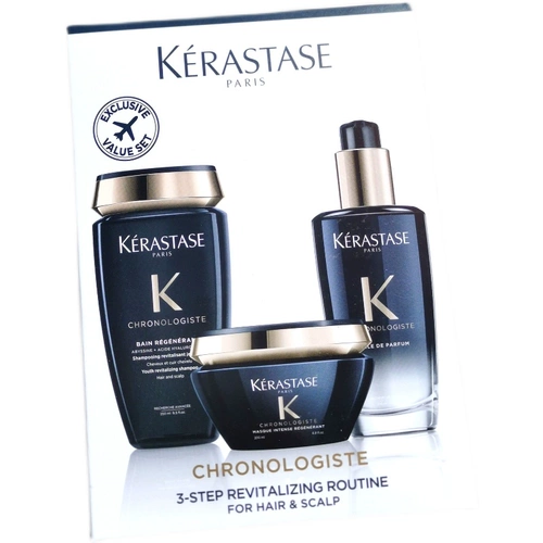 Kerastase, шампунь, масло для волос, маска для волос, комплект, 250 мл, 100 мл, 200 мл, 3 предмета