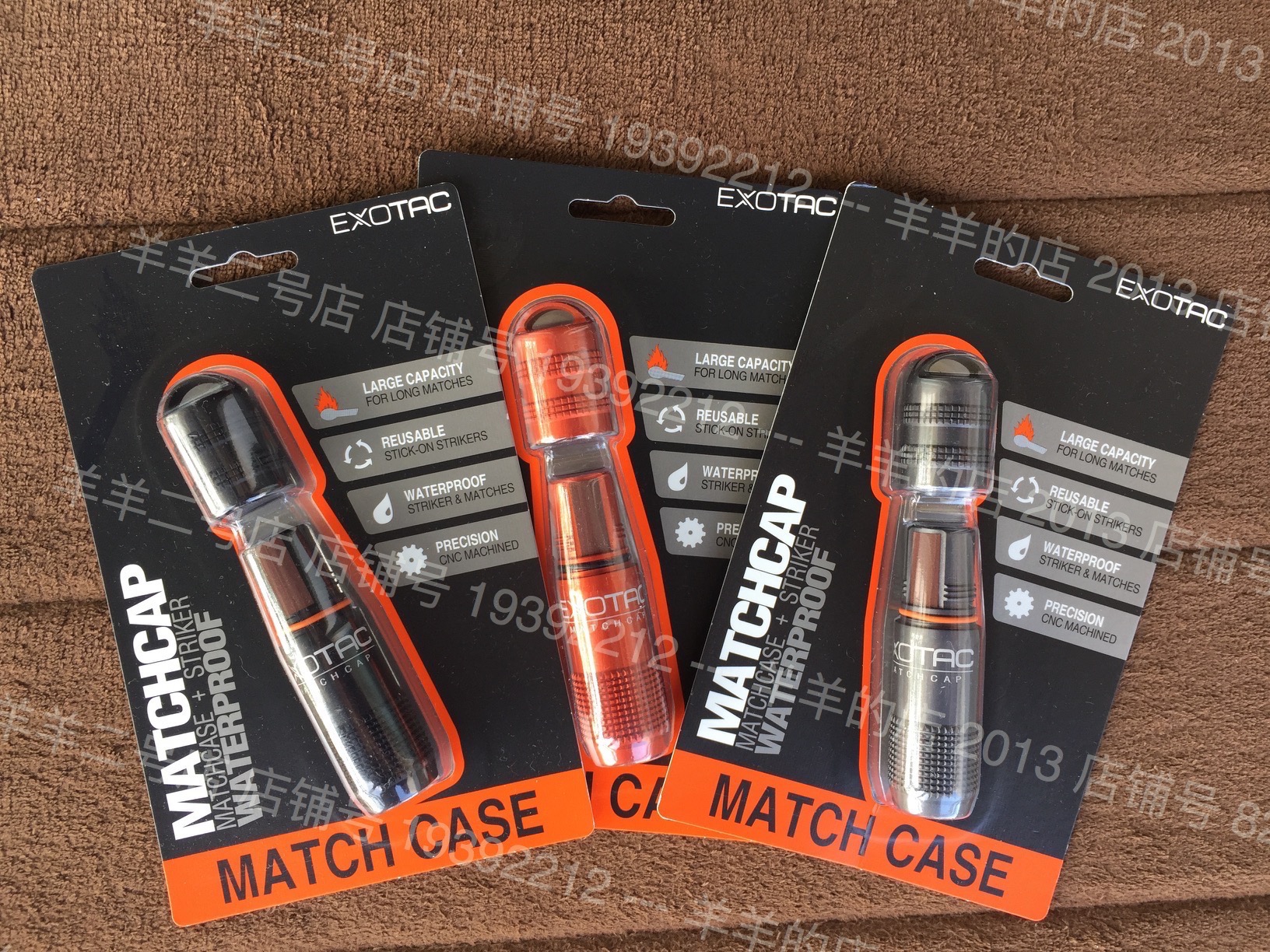 American Exotacc MatchCAP Common Size Aero Aluminum Precision Waterproof Warehouse Matchbox
