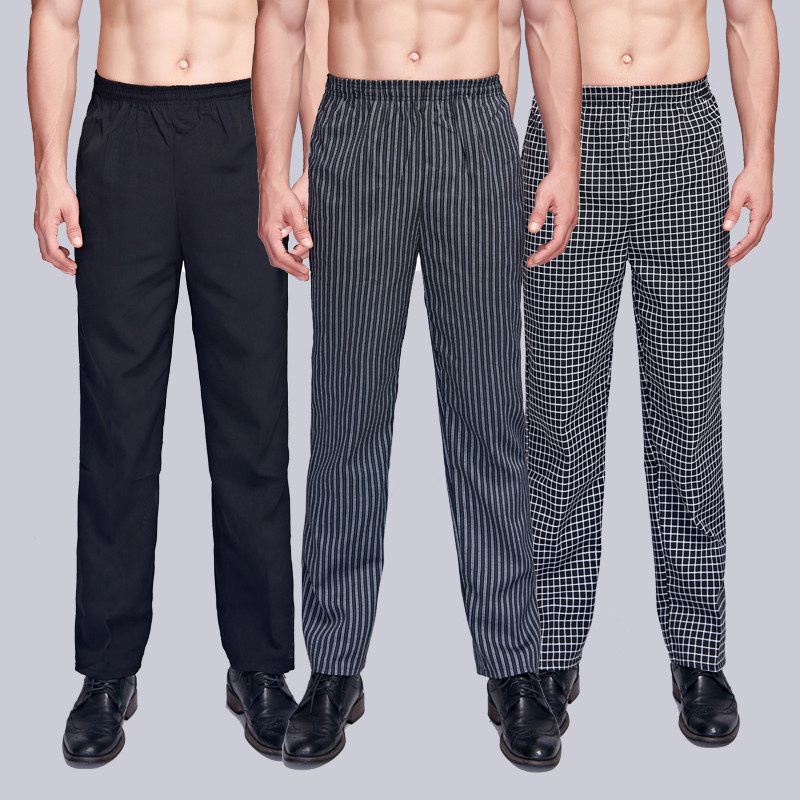 Fall and Winter Men All-tight Chef Pants Fashion Chef Pants Kitchen Restaurant Worksuit